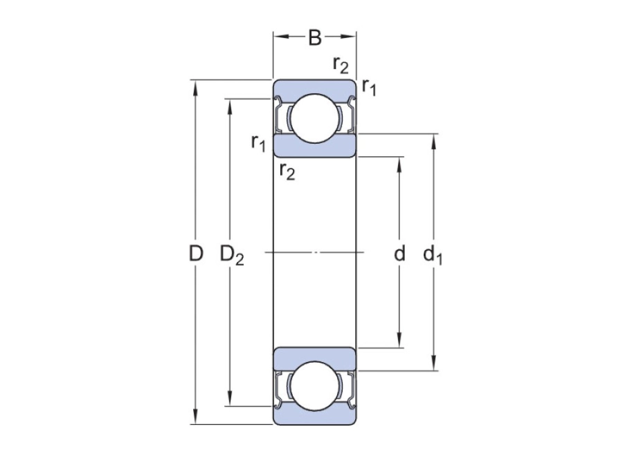 Vòng bi SKF 6220-2Z